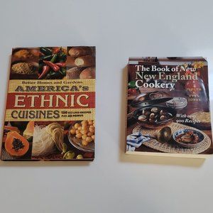 America's Ethnic Cuisines and New England Cookery Cook Books